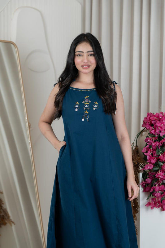 1 Side Pocket Kurti Palazzo Set by Fab Funda