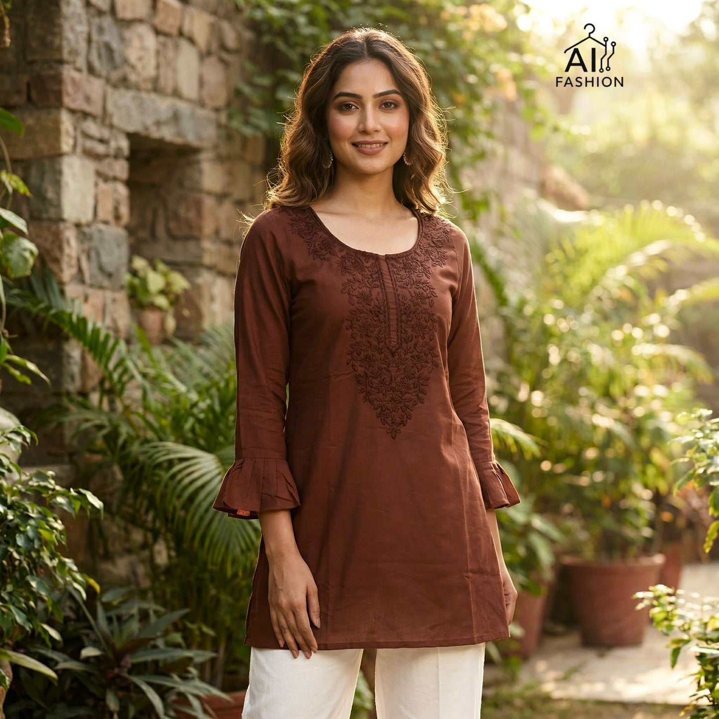 Stylish Embroidered Daily Wear Kurti