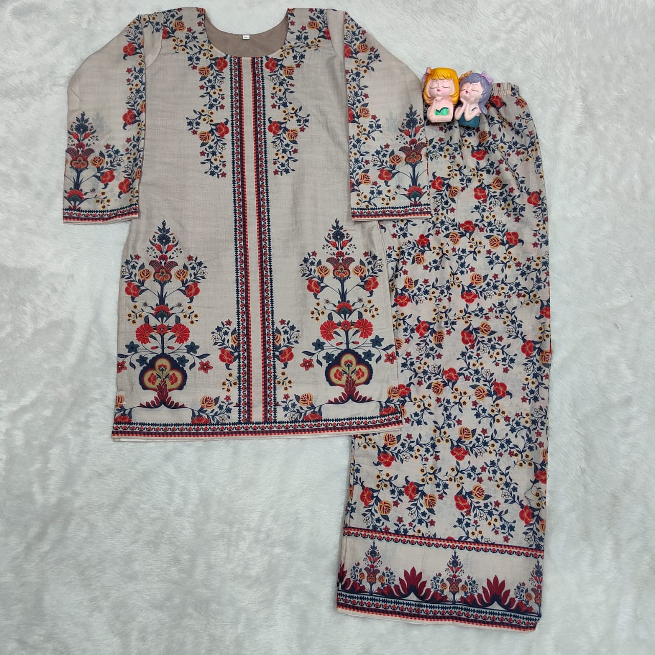 Premium Soft Cotton with Beautiful Digital Print Co-Ord Set