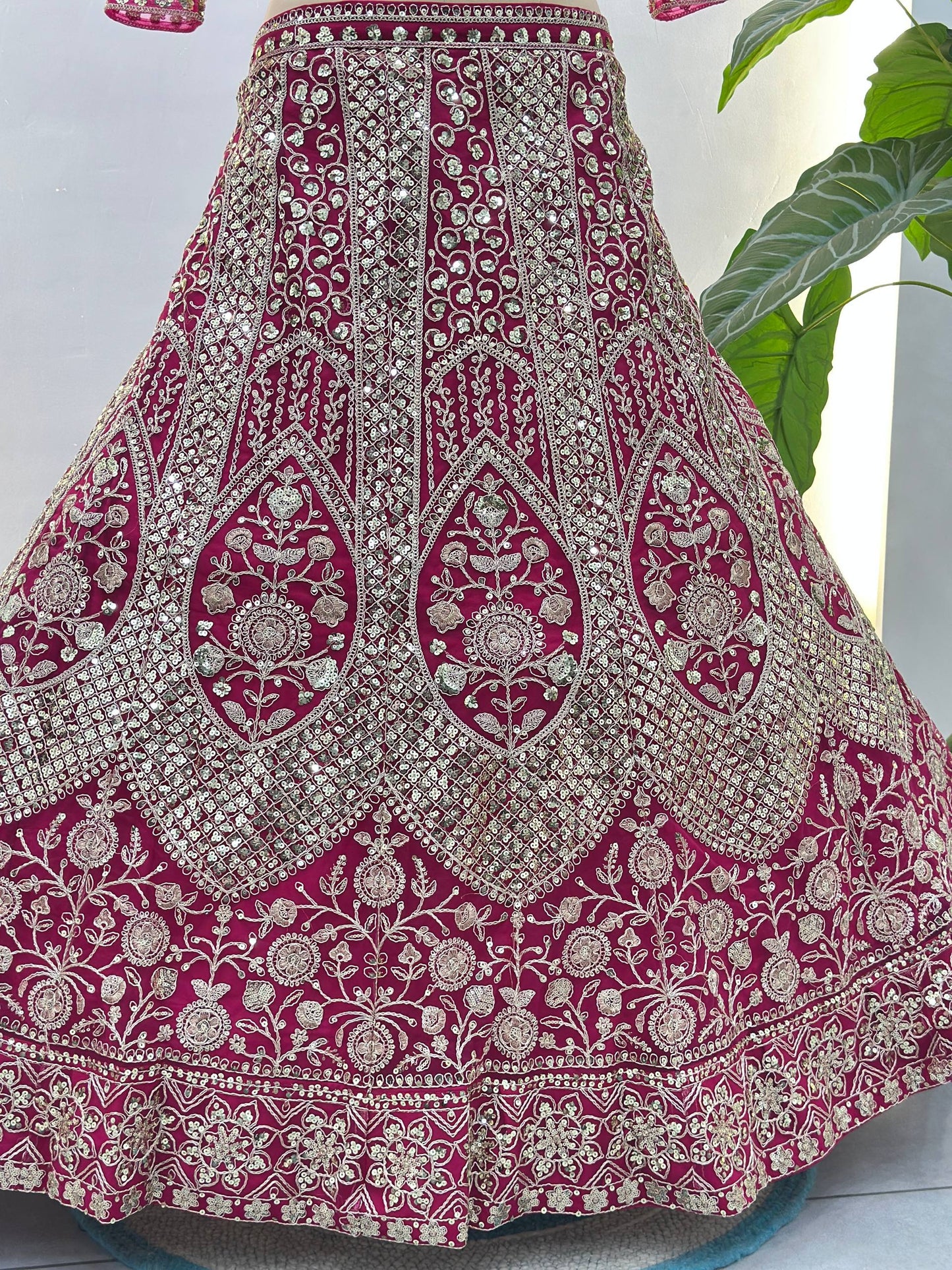 Elegant Pink Embroidered Lehenga Choli for Women
