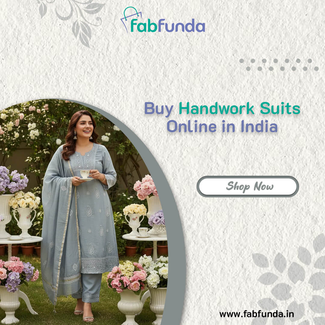 Buy Handwork Suits Online in India 2026 Starting @Rs.2,200