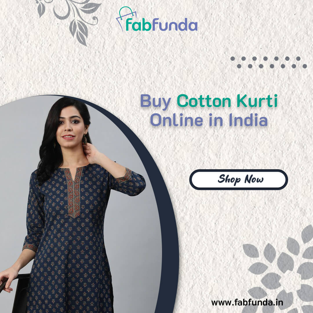 Buy Cotton Kurtis Online in India