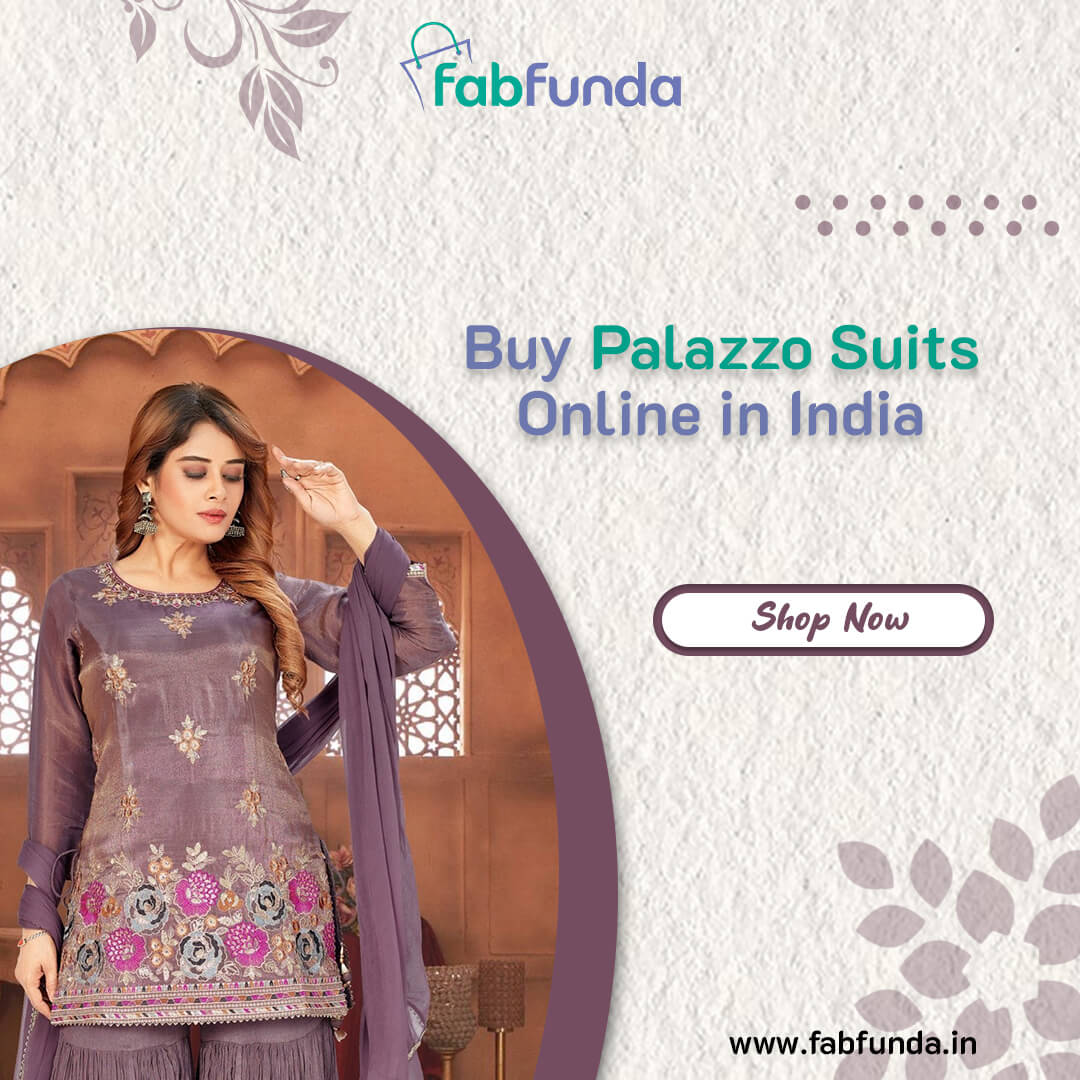 Buy  Palazzo Suits Online in India