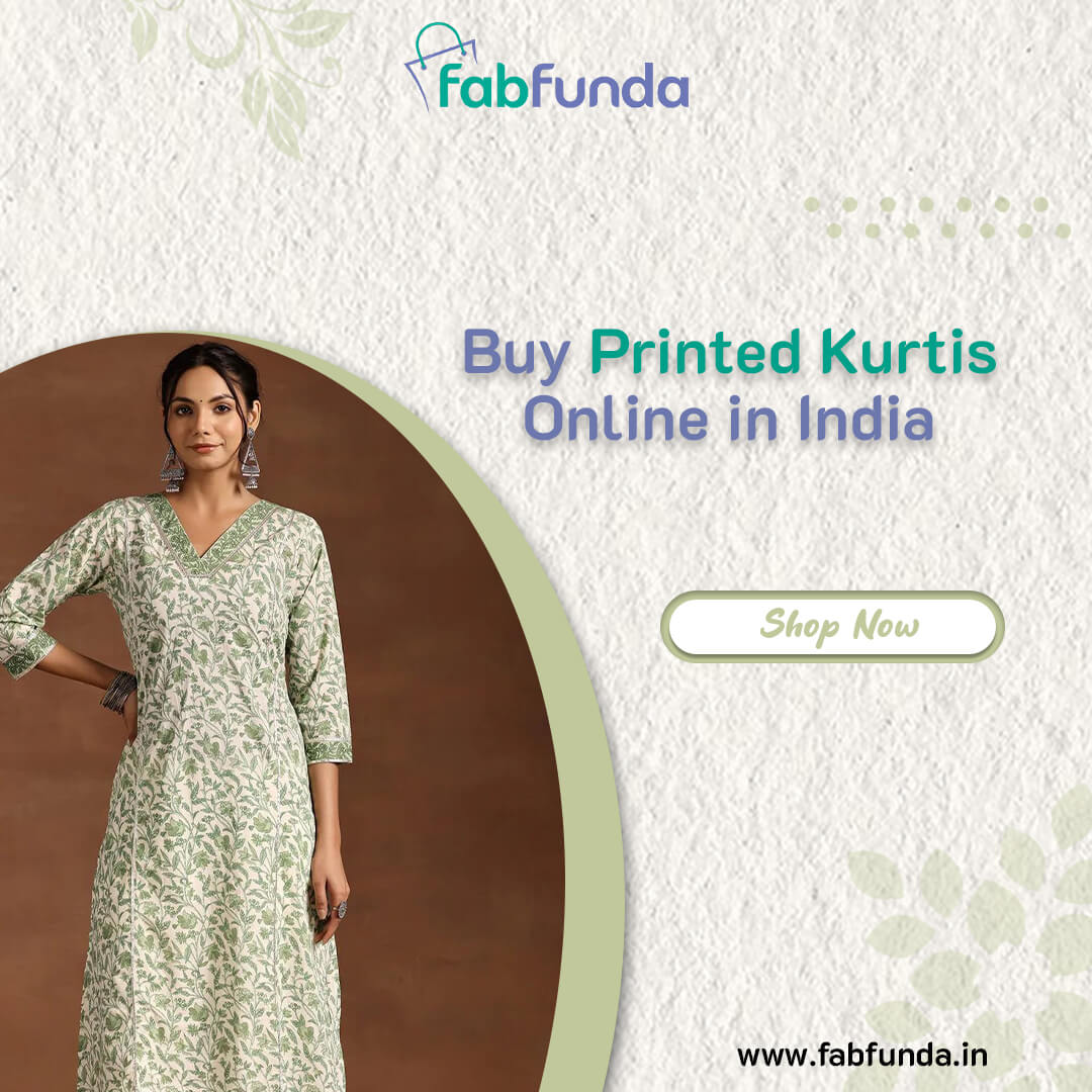 Buy Printed Kurtis Online in India