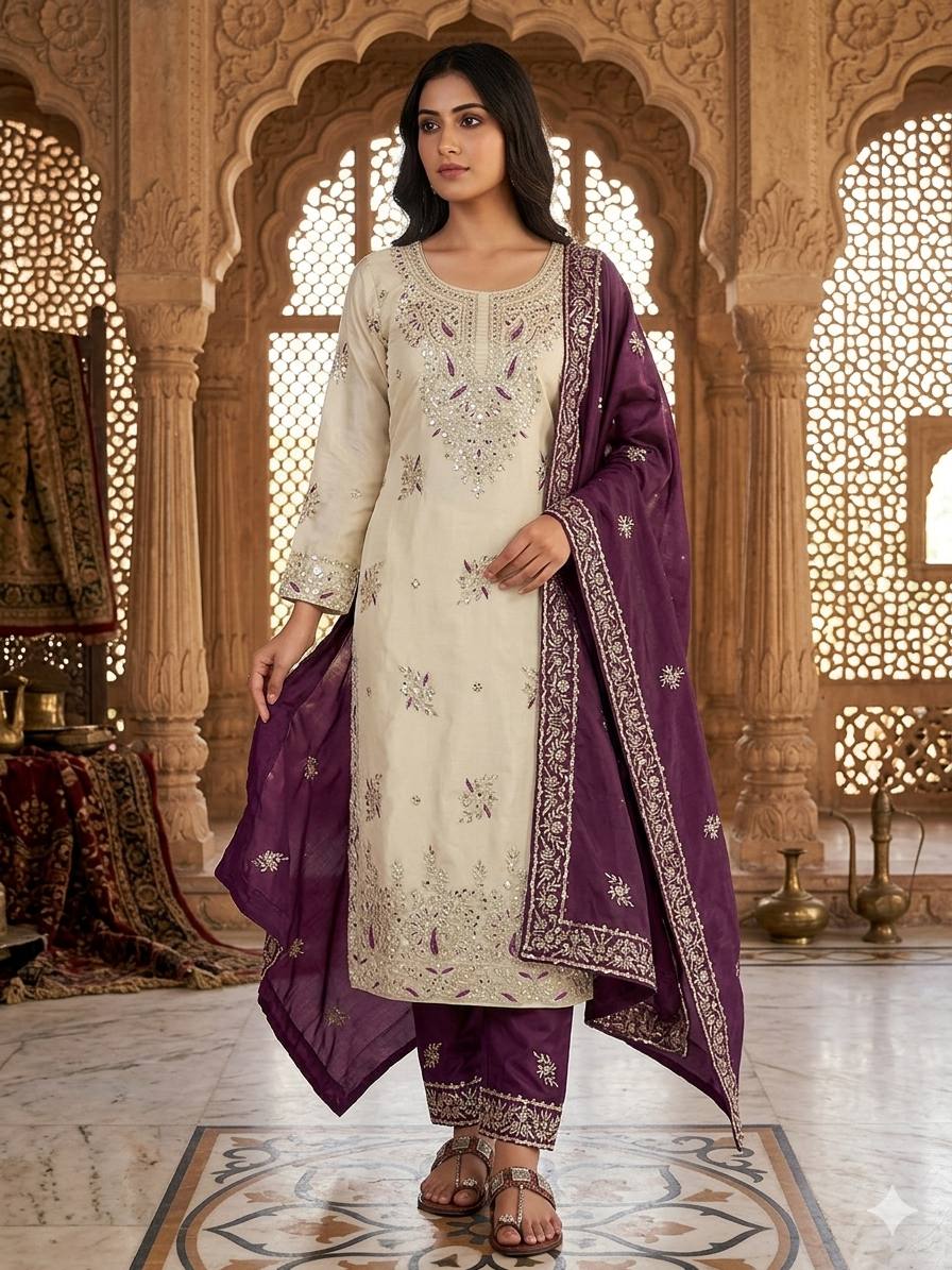 Designer Indian Ethnic Palazzo Suit for Women