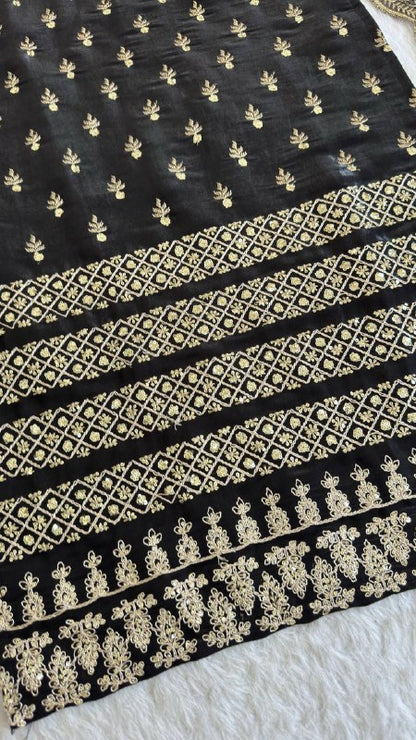 Premium Party Wear Kurta Set with Embroidery And Churidar Pants