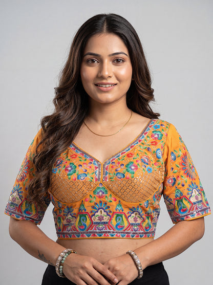 Wedding Wear Embroidered Readymade Blouse