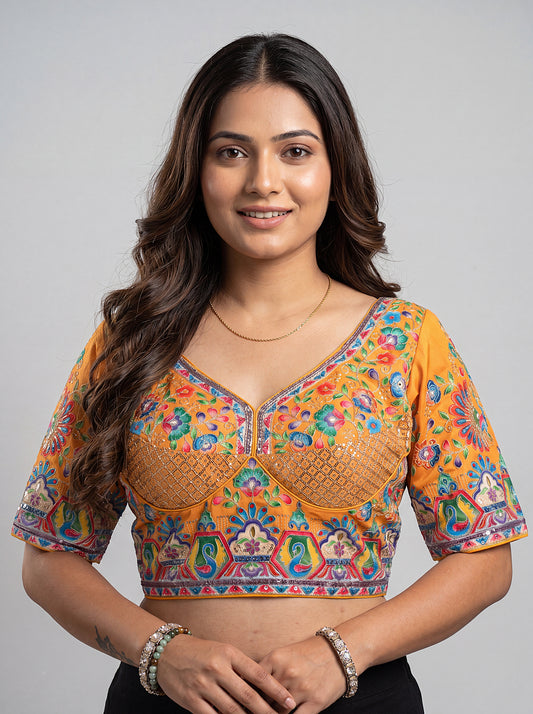 Wedding Wear Embroidered Readymade Blouse