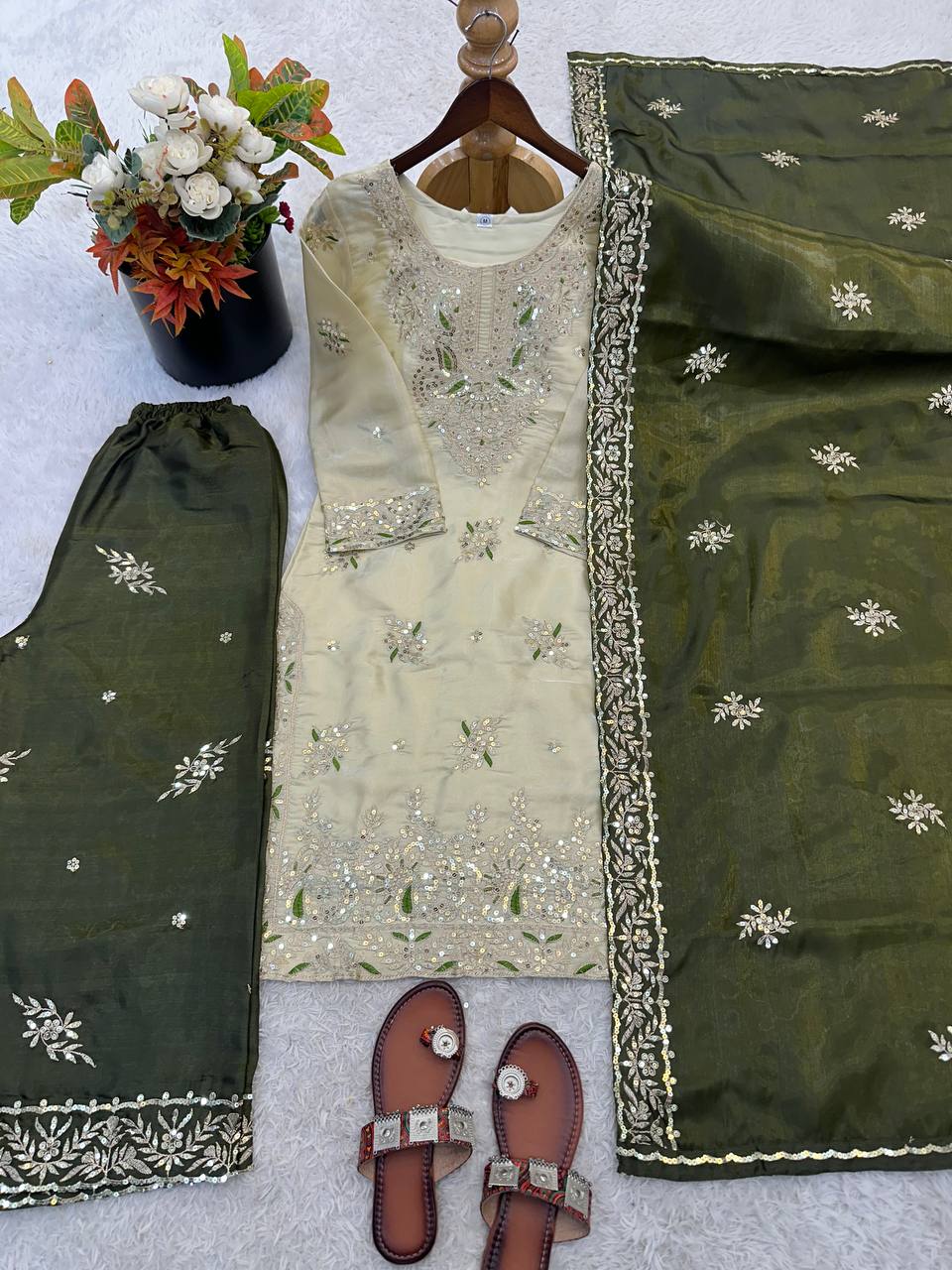 Designer Indian Ethnic Palazzo Suit for Women