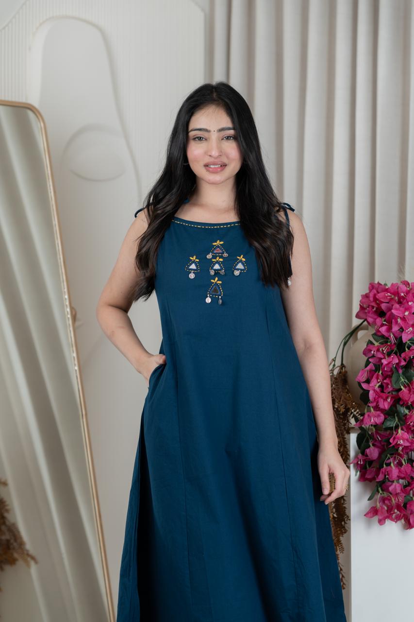 1 Side Pocket Kurti Palazzo Set by Fab Funda