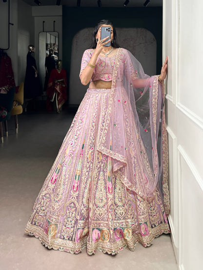 Hand-Crafted Bridal Lehengas with Intricate Mughal Embroidery