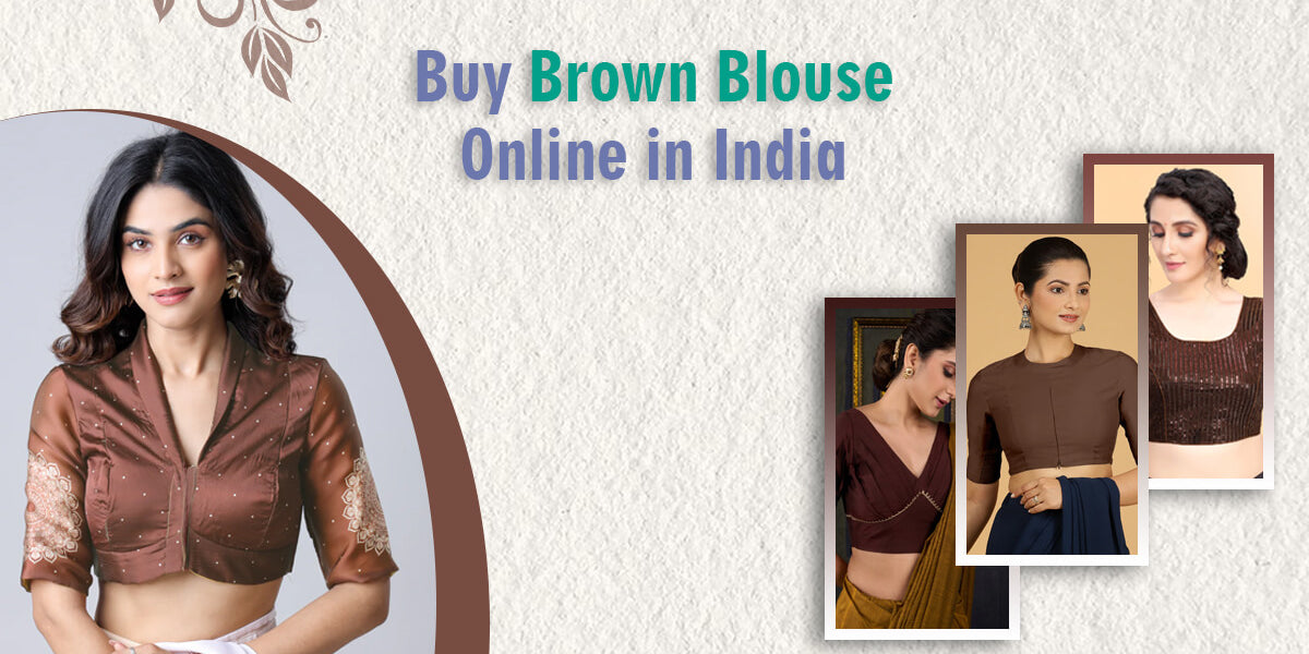 Buy Brown Blouse Online in India