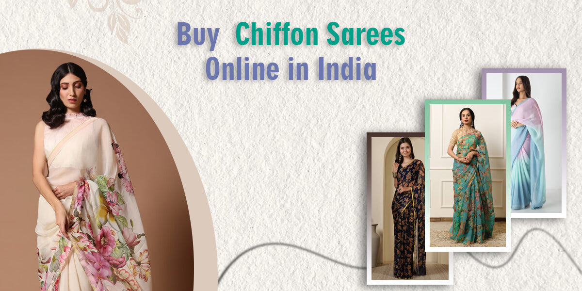 Buy Chiffon Sarees Online in India