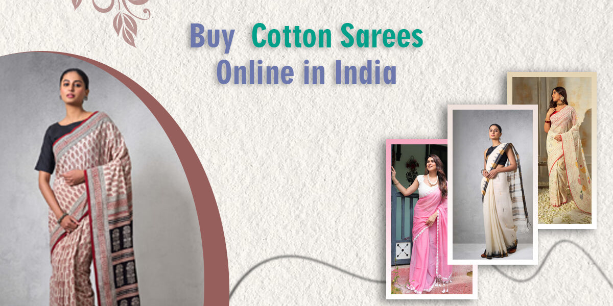 Buy Cotton Sarees Online in India