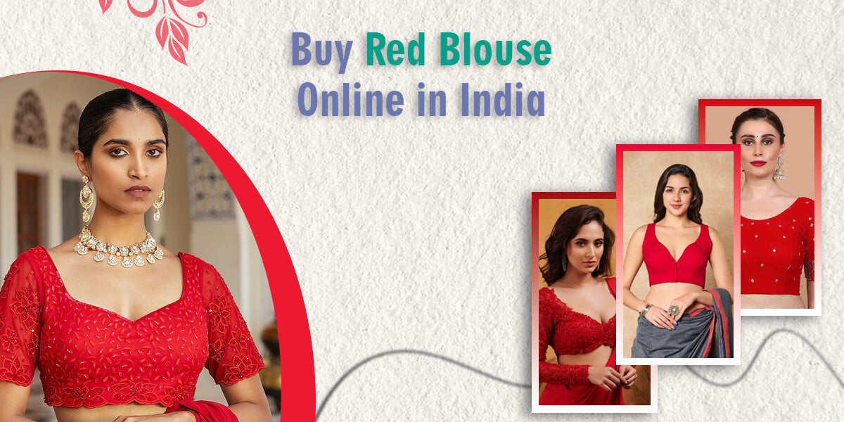 Buy Red Blouse Online in India