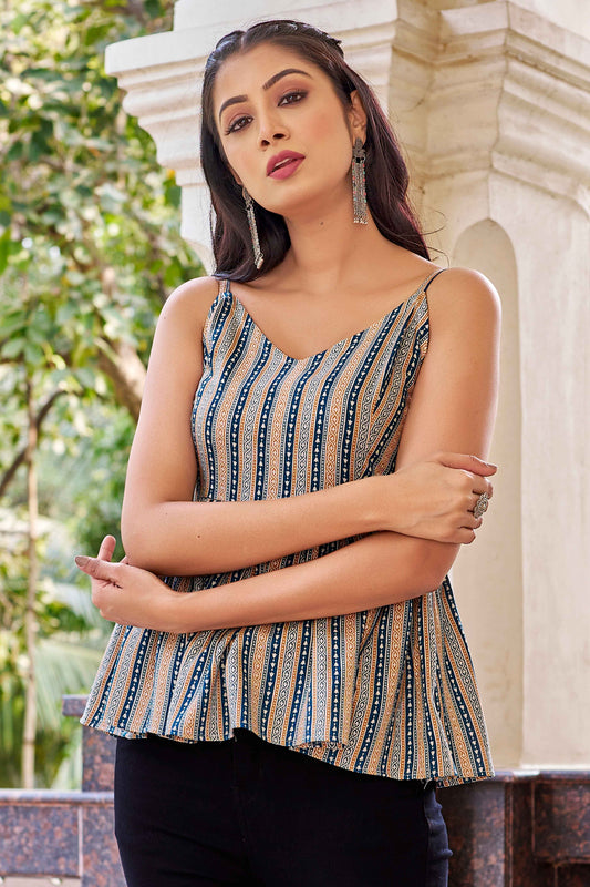 Mahasri Rayon Sleeveles Top