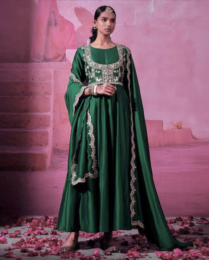 Designer Party Wear Look Anarkali Suit