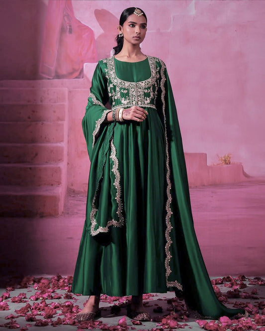 Designer Party Wear Look Anarkali Suit