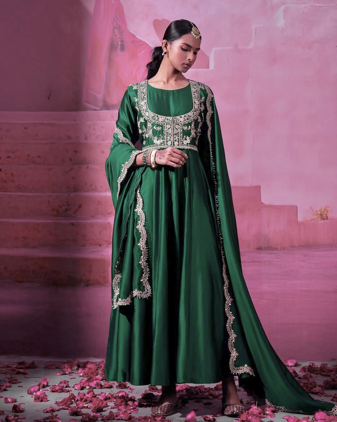 Designer Party Wear Look Anarkali Suit