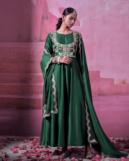 Designer Party Wear Look Anarkali Suit