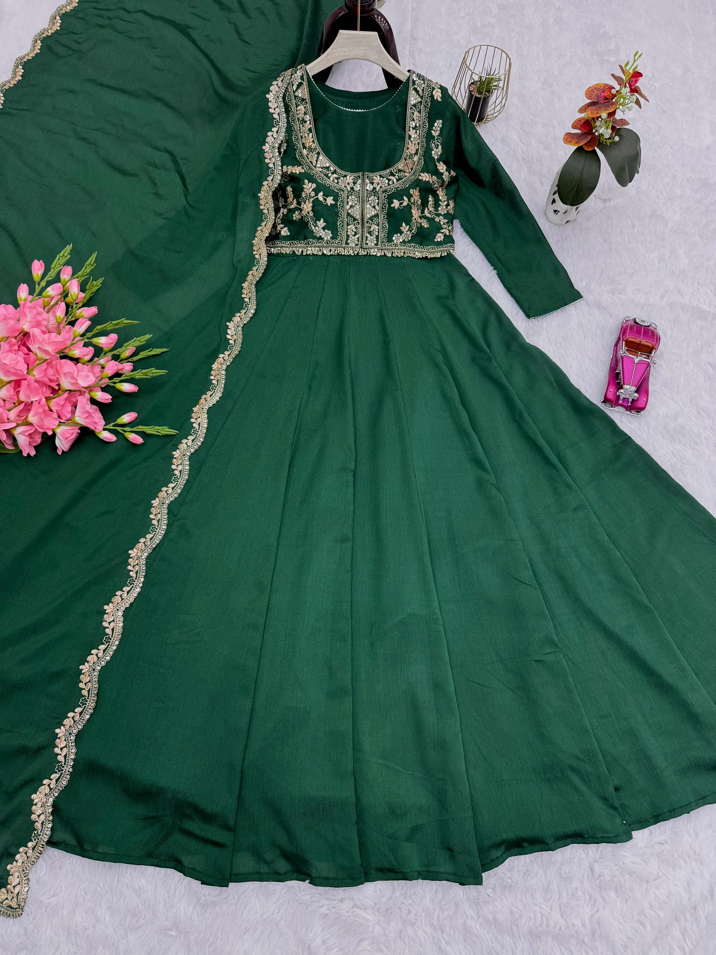 Designer Party Wear Look Anarkali Suit