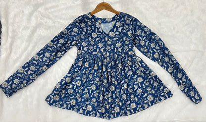 Running Wear Peplum Style Western Top