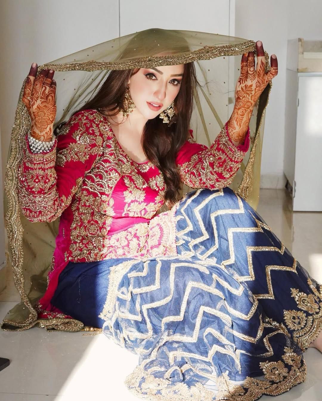 Heavy Zari Embroidered Designer Kurta with Sharara