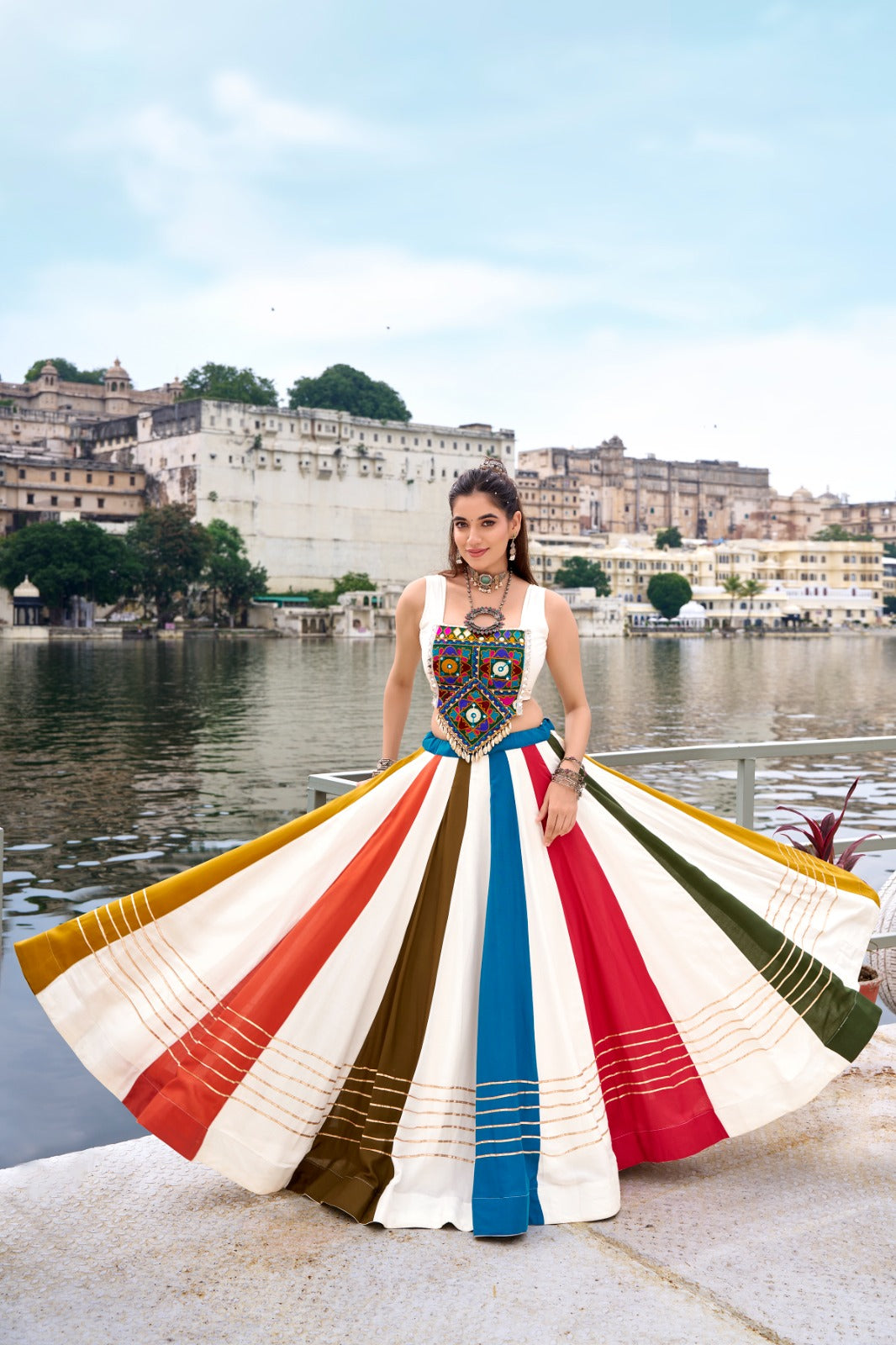 Festive Ready Multi-Color Navratri Special Lehenga Choli