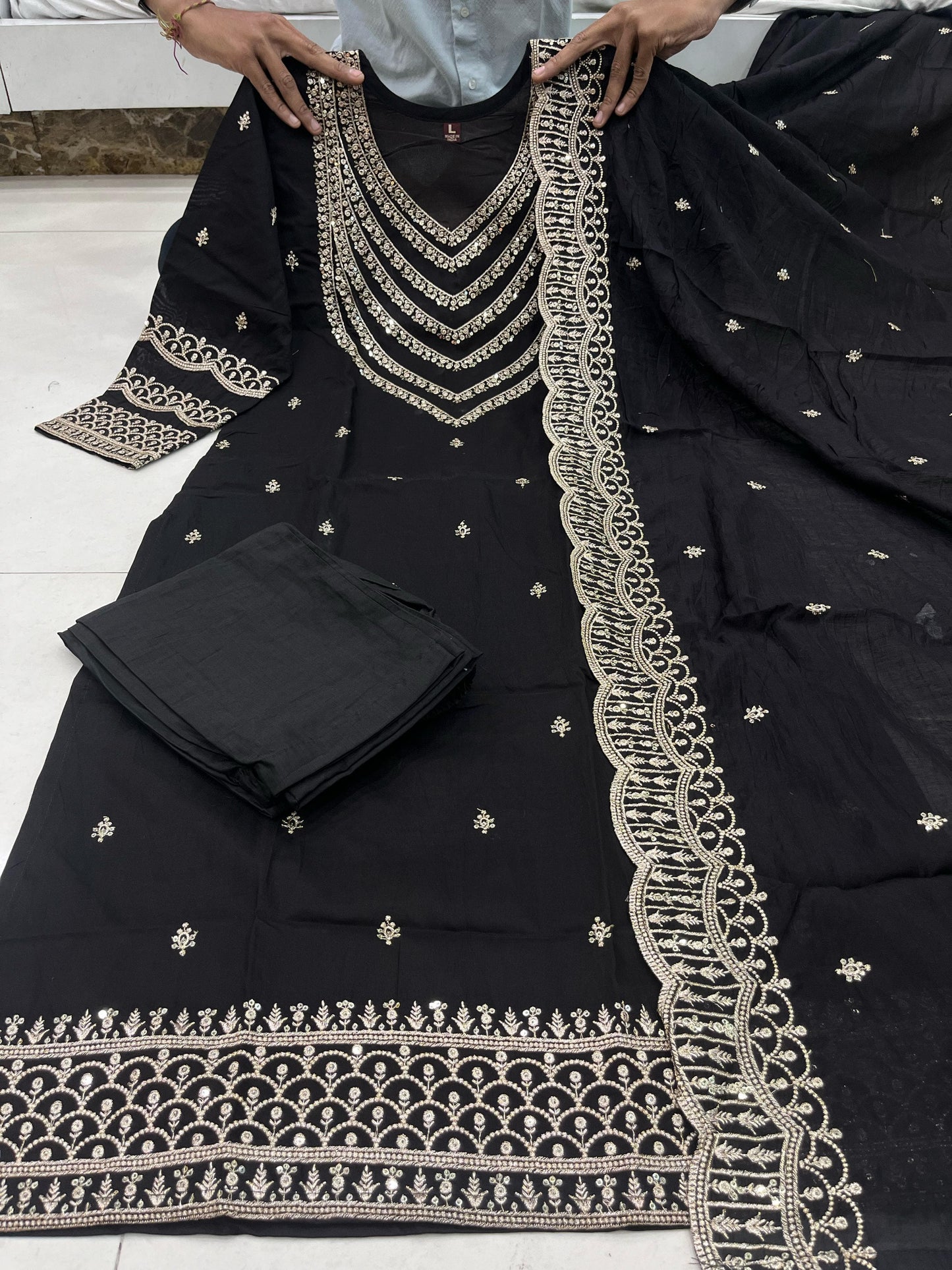 Premium Chanderi Silk Ready to Wear Suit