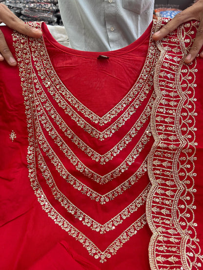 Wonaya Ready to Wear Chanderi Silk Suit