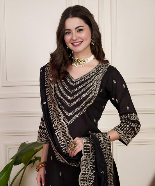 Premium Chanderi Silk Ready to Wear Suit