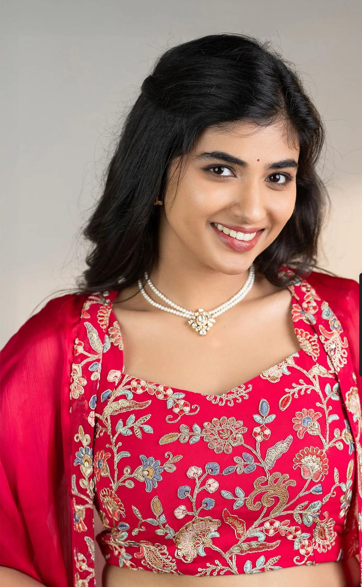 Stunning Red Embroidered Lehenga Set with Elegant Cape Dupatta