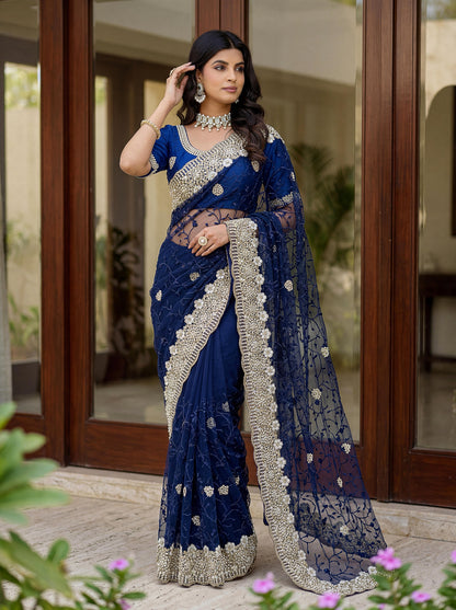 Luxury Embroidered Saree for Wedding And Festive Collection