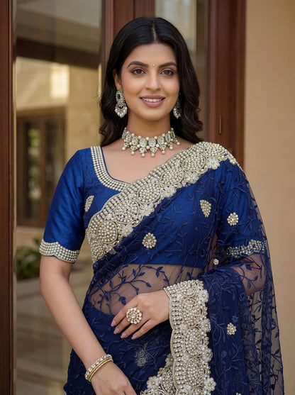 Luxury Embroidered Saree for Wedding And Festive Collection
