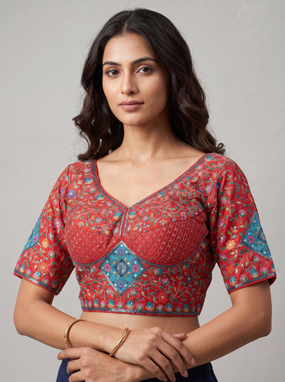 Bridal Wear Sabyasachi Inspired Readymade Blouse