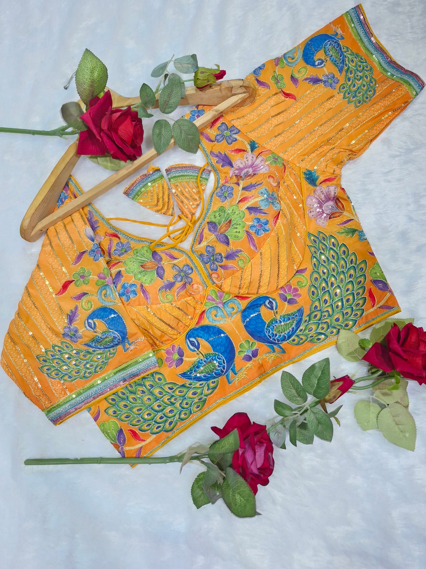 Buy Designer Yellow Readymade Blouse