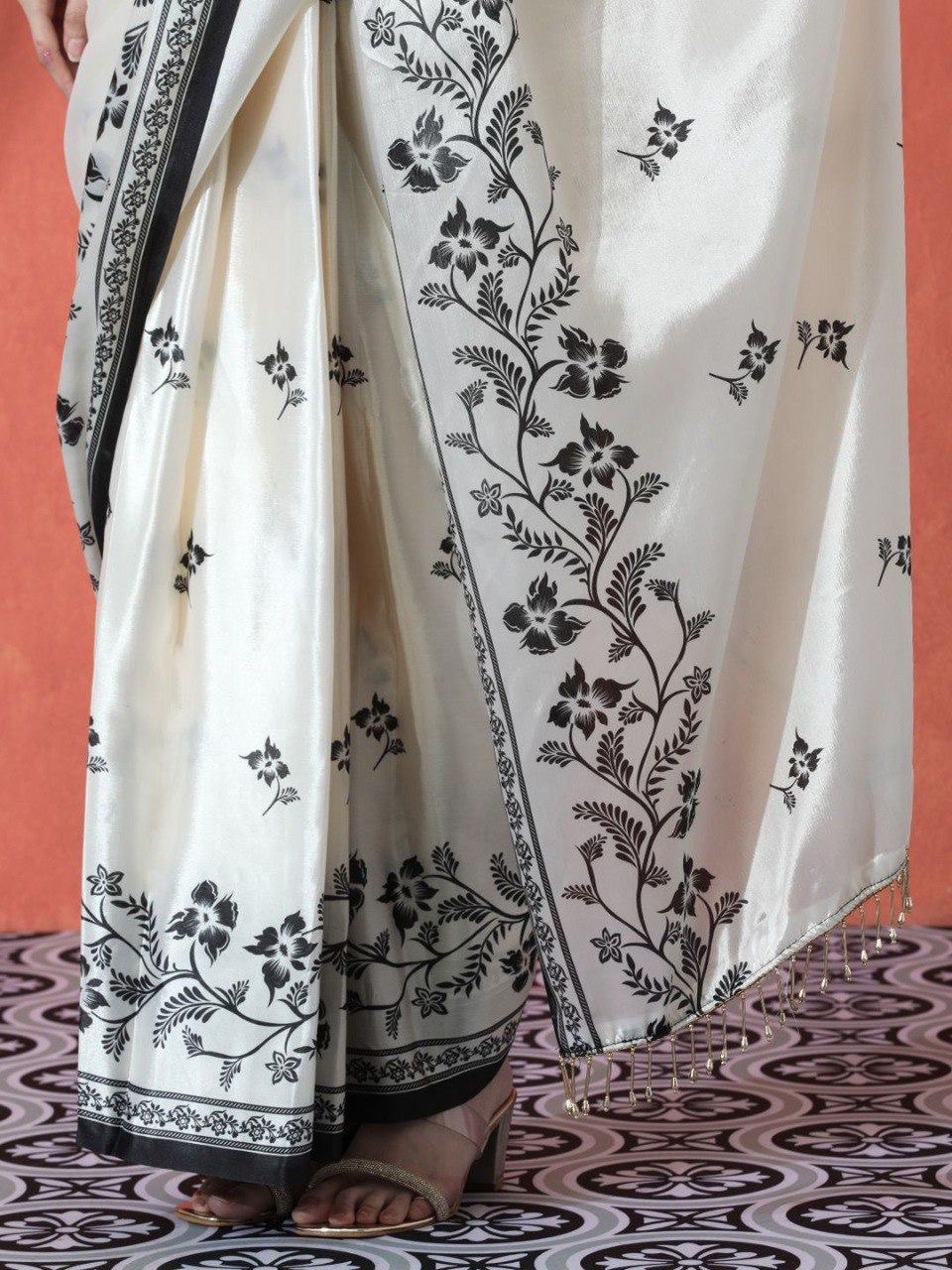 Premium Soft Japan Silk  Digital Printing Saree