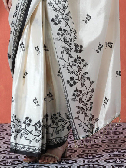 Premium Soft Japan Silk  Digital Printing Saree