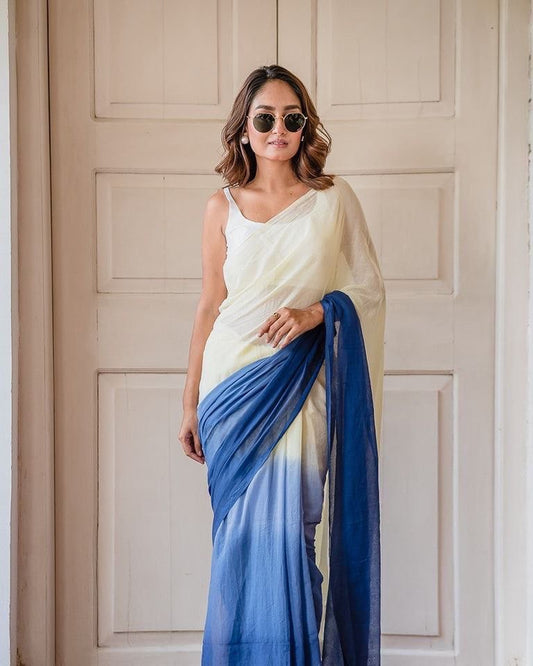 Summer Wear Lightweight  Shade Blend Saree