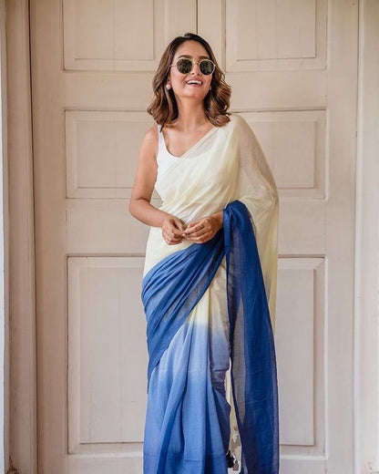 Summer Wear Lightweight  Shade Blend Saree