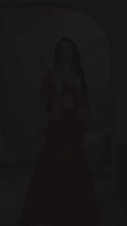 Orange Silk Lehenga Choli Set with Embroidered Blouse And Koti