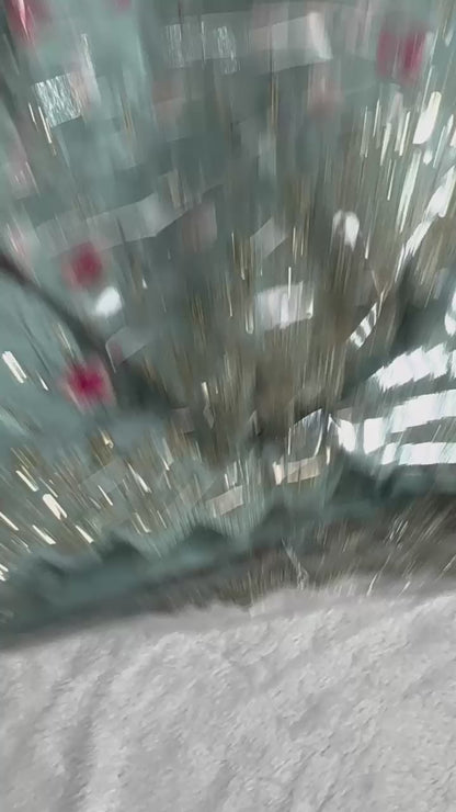 Elegant Sky Blue Tibby Silk Saree with Thread & Sequin Work