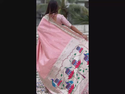 Elegant Zaro Woven Kalyani Paithani Silk Saree