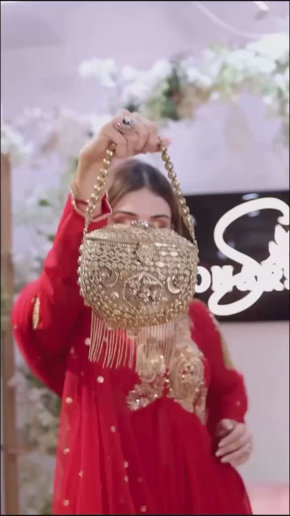 Heavy Fox Georgette Embroidery Sequins Top Palazzo Dupatta Set