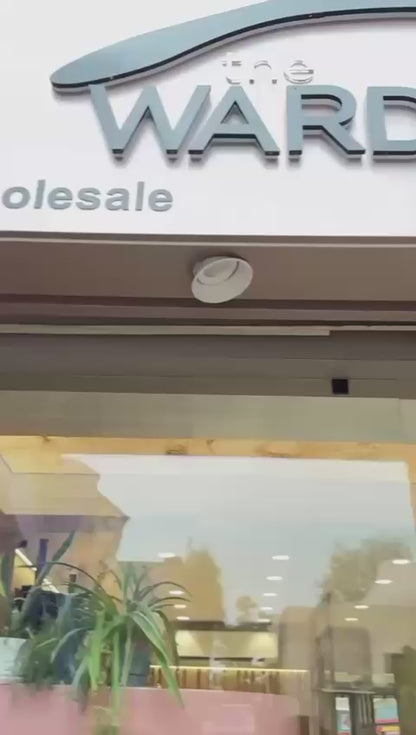 Luxury Roman Silk Suit with Patch Print & Cowry Embroidery