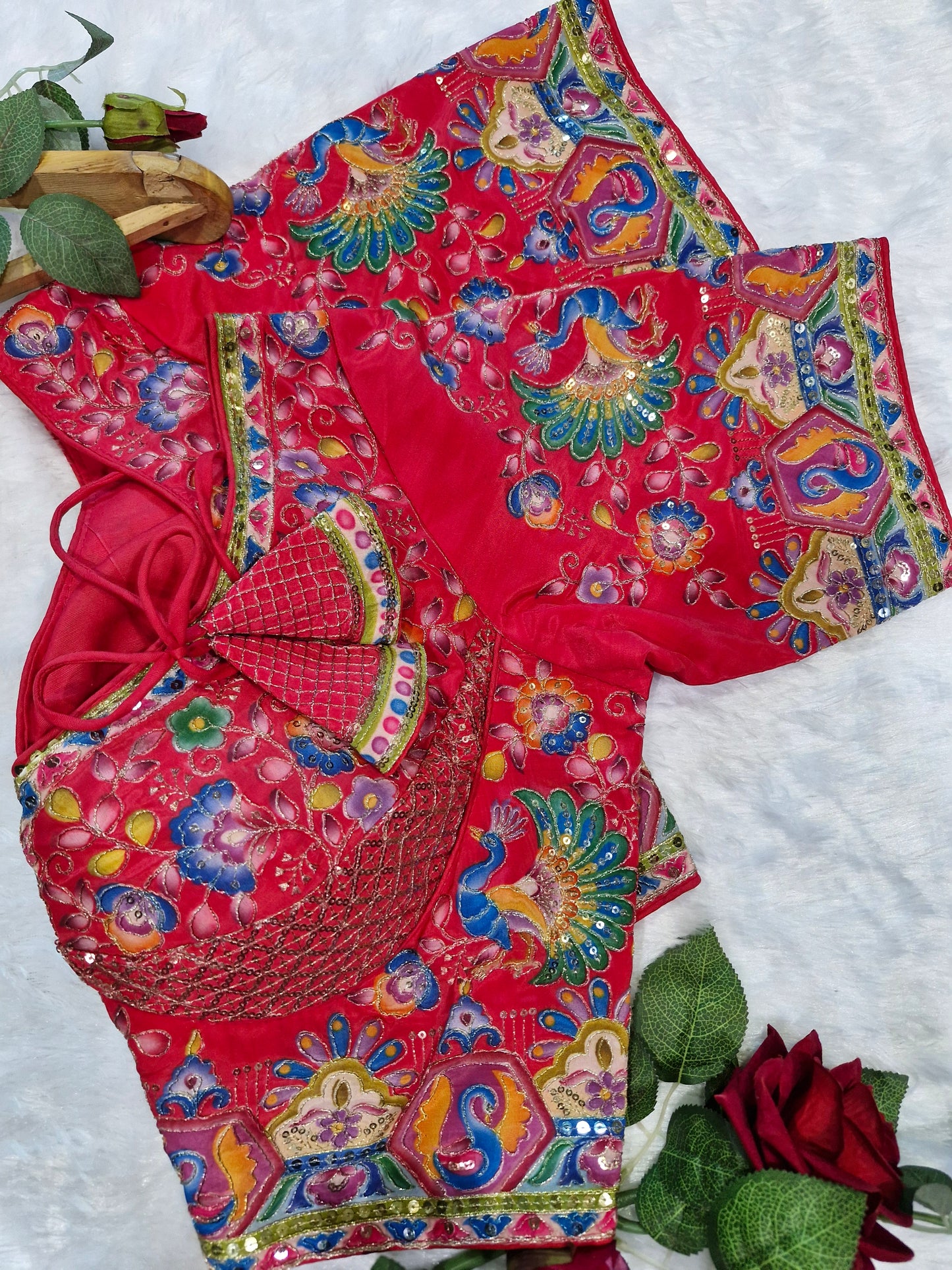 Beautiful Rani Pink Readymade Blouse