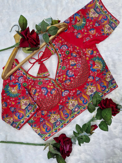 Beautiful Rani Pink Readymade Blouse