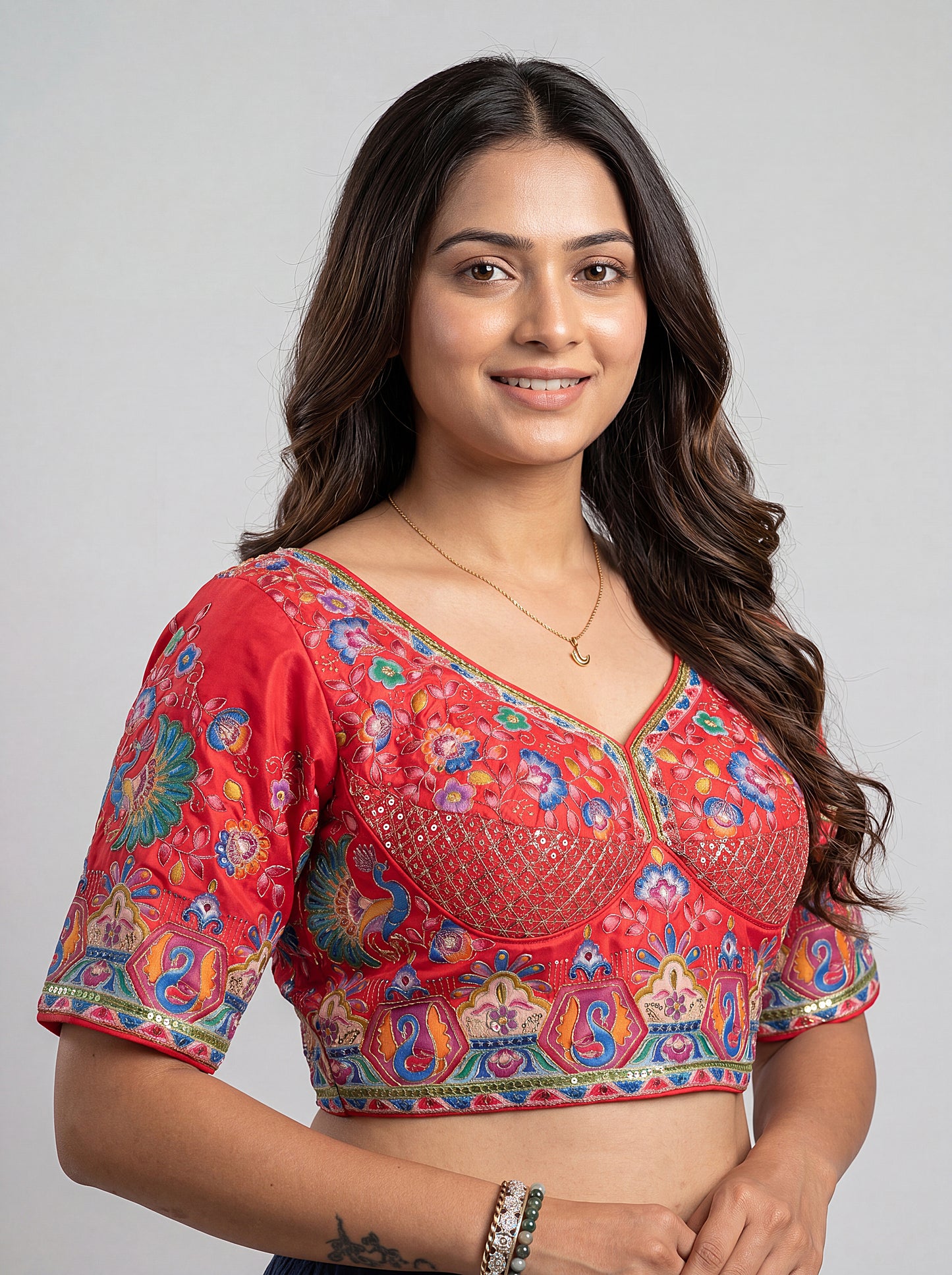 Beautiful Rani Pink Readymade Blouse